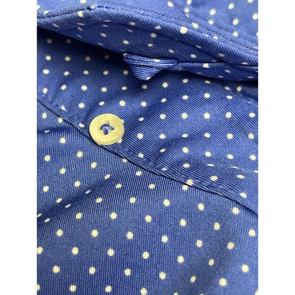 Ralph Lauren RLX BM Golf Logo Blue Dot Short Sleeve Shirt Men's Large - Picture 8 of 8